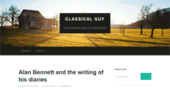 Desktop Screenshot of classicalguy.com