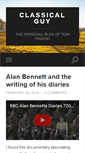 Mobile Screenshot of classicalguy.com