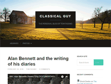 Tablet Screenshot of classicalguy.com